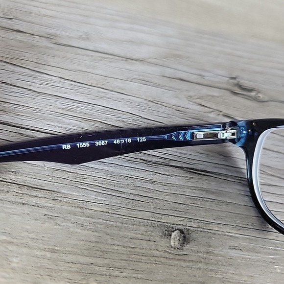 Ray-Ban RB 1555 3667 Kids Eyeglasses‎ Frames Blue 46-16-125 Full Rim - Picture 6 of 9